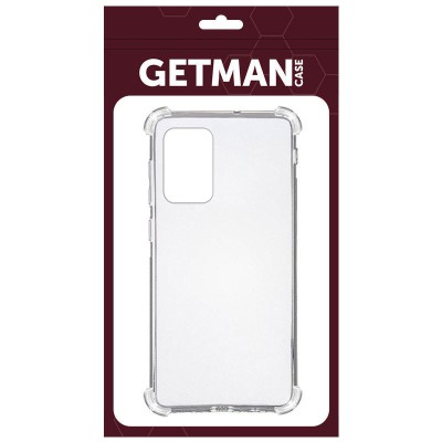 TPU чехол GETMAN Ease logo усиленные углы для Samsung Galaxy A52 4G / A52 5G / A52s Бесцветный (прозрачный)
