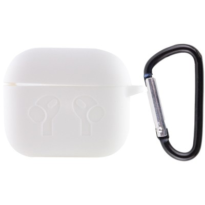 Силіконовий футляр для навушників AirPods 3 Білий / White Силіконовий футляр для навушників AirPods 3 Білий / White