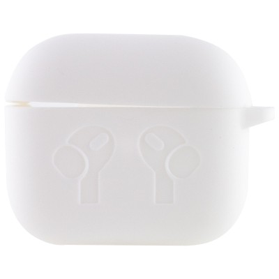 Силіконовий футляр для навушників AirPods 3 Білий / White Силіконовий футляр для навушників AirPods 3 Білий / White