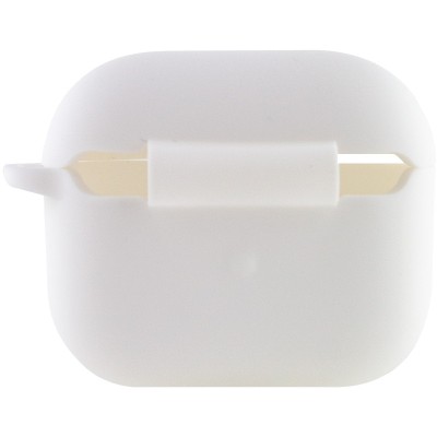 Силіконовий футляр для навушників AirPods 3 Білий / White Силіконовий футляр для навушників AirPods 3 Білий / White