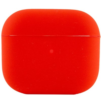 Силіконовий футляр для навушників AirPods 3 Червоний / Red Силіконовий футляр для навушників AirPods 3 Червоний / Red