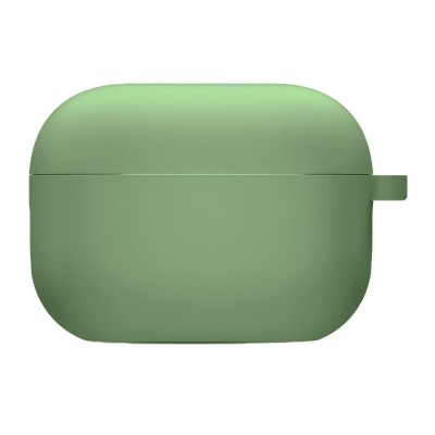 Силіконовий футляр з мікрофіброю для навушників Airpods 3 М'ятний / Mint Силіконовий футляр з мікрофіброю для навушників Airpods 3 М'ятний / Mint