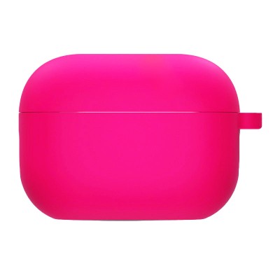 Силіконовий футляр з мікрофіброю для навушників Airpods 4 Рожевий / Barbie pink Силіконовий футляр з мікрофіброю для навушників Airpods 4 Рожевий / Barbie pink