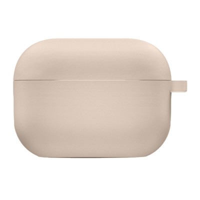Силіконовий футляр з мікрофіброю для навушників Airpods 4 Рожевий / Pink Sand Силіконовий футляр з мікрофіброю для навушників Airpods 4 Рожевий / Pink Sand