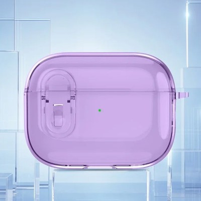 Футляр TPU Colorful для навушників Airpods Pro Purple Футляр TPU Colorful для навушників Airpods Pro Purple
