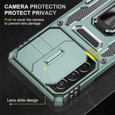 Ударопрочный чехол Camshield Army Ring для Samsung Galaxy A53 5G Зеленый / Light Green Ударопрочный чехол Camshield Army Ring для Samsung Galaxy A53 5G Зеленый / Light Green