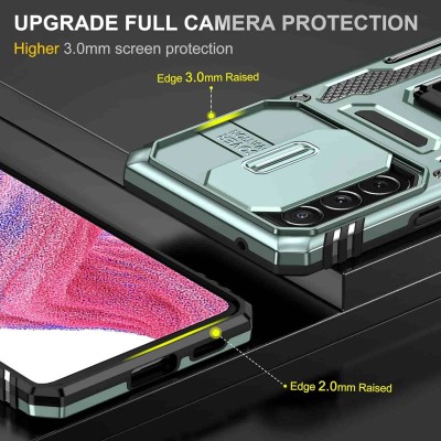 Ударопрочный чехол Camshield Army Ring для Samsung Galaxy A53 5G Зеленый / Light Green Ударопрочный чехол Camshield Army Ring для Samsung Galaxy A53 5G Зеленый / Light Green