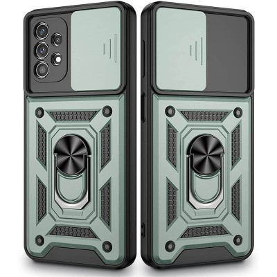 Ударопрочный чехол Camshield Serge Ring for Magnet для Samsung Galaxy A72 4G / A72 5G Зеленый Ударопрочный чехол Camshield Serge Ring for Magnet для Samsung Galaxy A72 4G / A72 5G Зеленый