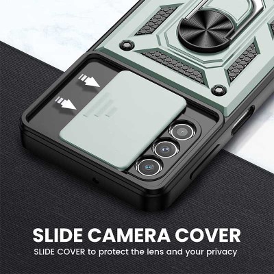 Ударопрочный чехол Camshield Serge Ring for Magnet для Samsung Galaxy A72 4G / A72 5G Зеленый Ударопрочный чехол Camshield Serge Ring for Magnet для Samsung Galaxy A72 4G / A72 5G Зеленый