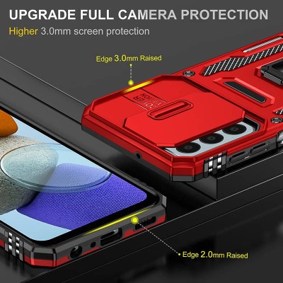Ударостійкий чохол Camshield Army Ring для Samsung Galaxy A16 4G/5G Червоний / Red Ударостійкий чохол Camshield Army Ring для Samsung Galaxy A16 4G/5G Червоний / Red