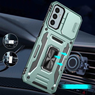 Ударостійкий чохол Camshield Army Ring для Samsung Galaxy A26 5G Зелений / Light Green