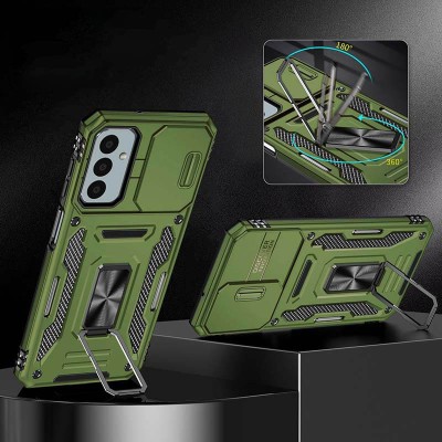Ударостійкий чохол Camshield Army Ring для Samsung Galaxy A26 5G Оливковий / Army Green Ударостійкий чохол Camshield Army Ring для Samsung Galaxy A26 5G Оливковий / Army Green