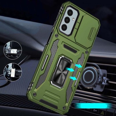 Ударостійкий чохол Camshield Army Ring для Samsung Galaxy A26 5G Оливковий / Army Green Ударостійкий чохол Camshield Army Ring для Samsung Galaxy A26 5G Оливковий / Army Green