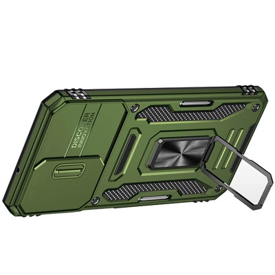 Ударостійкий чохол Camshield Army Ring для Samsung Galaxy A26 5G Оливковий / Army Green Ударостійкий чохол Camshield Army Ring для Samsung Galaxy A26 5G Оливковий / Army Green