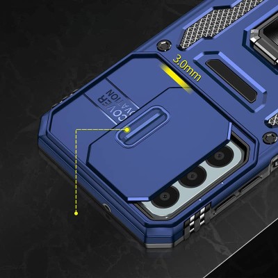 Ударостійкий чохол Camshield Army Ring для Samsung Galaxy A26 5G Синій / Navy