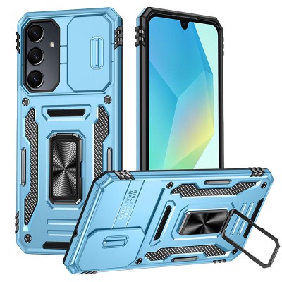 Ударостійкий чохол Camshield Army Ring для Samsung Galaxy A36 5G / A56 5G Блакитний / Light Blue Ударостійкий чохол Camshield Army Ring для Samsung Galaxy A36 5G / A56 5G Блакитний / Light Blue