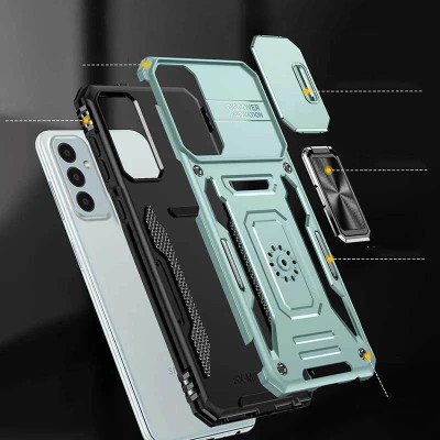 Ударостійкий чохол Camshield Army Ring для Samsung Galaxy A36 5G / A56 5G Зелений / Light Green