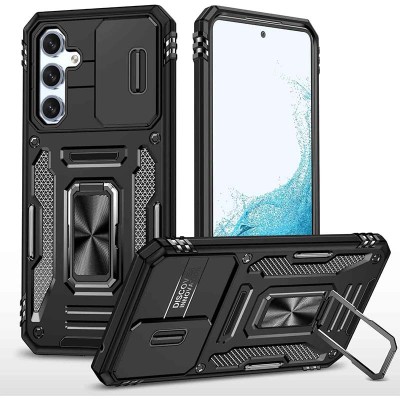 Ударостійкий чохол Camshield Army Ring для Samsung Galaxy S22 Чорний / Black Ударостійкий чохол Camshield Army Ring для Samsung Galaxy S22 Чорний / Black