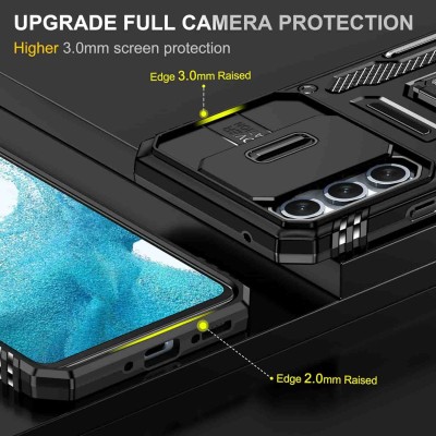Ударостійкий чохол Camshield Army Ring для Samsung Galaxy S23+ Чорний / Black Ударостійкий чохол Camshield Army Ring для Samsung Galaxy S23+ Чорний / Black