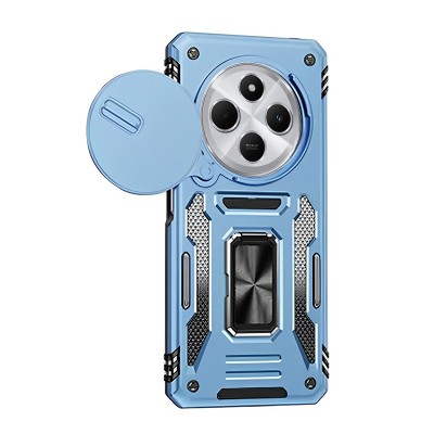 Ударостійкий чохол Camshield Army Ring для Xiaomi Redmi 14C / A4 / Poco C75 Блакитний / Light Blue Ударостійкий чохол Camshield Army Ring для Xiaomi Redmi 14C / A4 / Poco C75 Блакитний / Light Blue