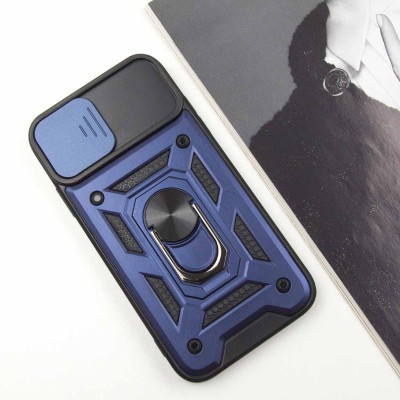 Ударостійкий чохол Camshield Serge Ring для Apple iPhone 11 (6.1") Синій Ударостійкий чохол Camshield Serge Ring для Apple iPhone 11 (6.1") Синій