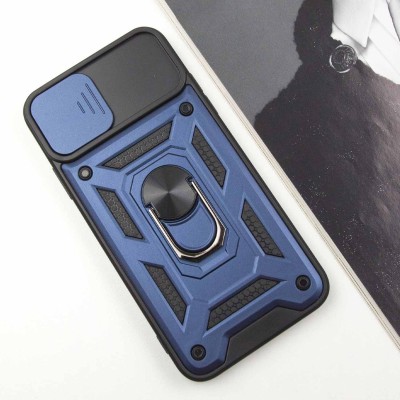 Ударостійкий чохол Camshield Serge Ring для Apple iPhone 12 Pro / 12 (6.1") Синій