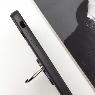 Ударостійкий чохол Camshield Serge Ring для Apple iPhone 12 Pro / 12 (6.1") Синій