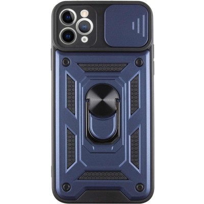 Ударостійкий чохол Camshield Serge Ring для Apple iPhone 12 Pro / 12 (6.1") Синій