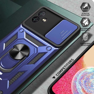Ударостійкий чохол Camshield Serge Ring для Samsung Galaxy A06 Синій Ударостійкий чохол Camshield Serge Ring для Samsung Galaxy A06 Синій