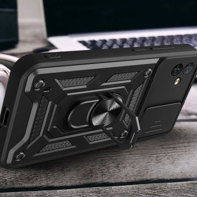 Ударостійкий чохол Camshield Serge Ring для Samsung Galaxy A06 Чорний