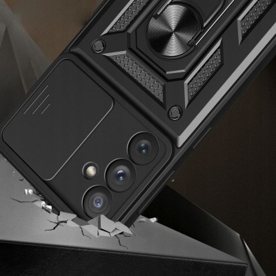 Ударостійкий чохол Camshield Serge Ring для Samsung Galaxy A36 5G Чорний Ударостійкий чохол Camshield Serge Ring для Samsung Galaxy A36 5G Чорний