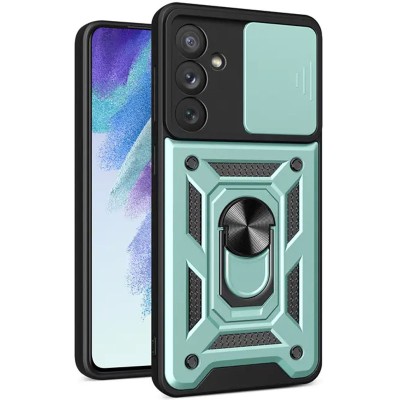 Ударостійкий чохол Camshield Serge Ring для Samsung Galaxy A56 5G Зелений Ударостійкий чохол Camshield Serge Ring для Samsung Galaxy A56 5G Зелений