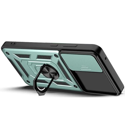 Ударостійкий чохол Camshield Serge Ring для Samsung Galaxy A56 5G Зелений Ударостійкий чохол Camshield Serge Ring для Samsung Galaxy A56 5G Зелений