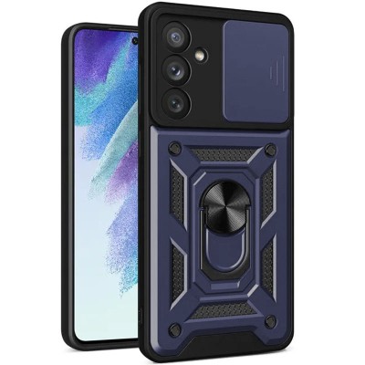 Ударостійкий чохол Camshield Serge Ring для Samsung Galaxy A56 5G Синій Ударостійкий чохол Camshield Serge Ring для Samsung Galaxy A56 5G Синій