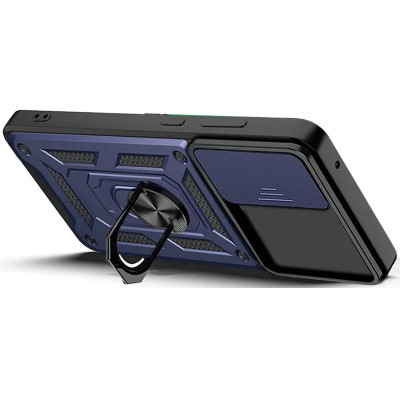 Ударостійкий чохол Camshield Serge Ring для Samsung Galaxy A56 5G Синій Ударостійкий чохол Camshield Serge Ring для Samsung Galaxy A56 5G Синій