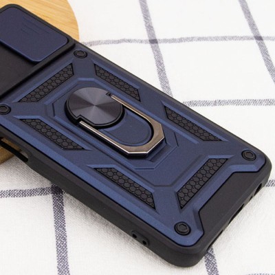 Ударостійкий чохол Camshield Serge Ring для Samsung Galaxy A56 5G Синій Ударостійкий чохол Camshield Serge Ring для Samsung Galaxy A56 5G Синій