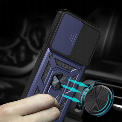 Ударостійкий чохол Camshield Serge Ring для Samsung Galaxy M35 5G Синій
