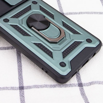 Ударостійкий чохол Camshield Serge Ring для Samsung Galaxy S24 Зелений Ударостійкий чохол Camshield Serge Ring для Samsung Galaxy S24 Зелений
