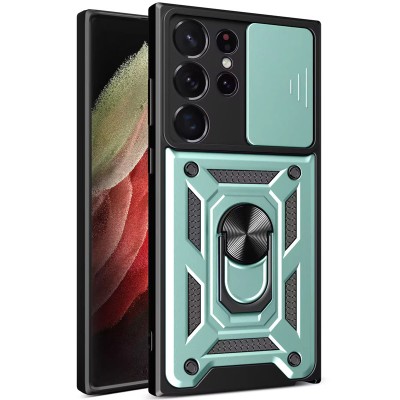 Ударостійкий чохол Camshield Serge Ring для Samsung Galaxy S25 Ultra Зелений Ударостійкий чохол Camshield Serge Ring для Samsung Galaxy S25 Ultra Зелений