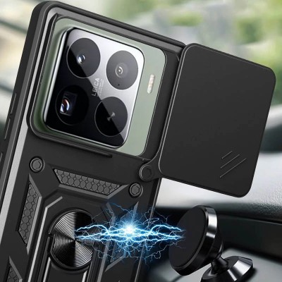 Ударостійкий чохол Camshield Serge Ring для Xiaomi 15 Pro Чорний