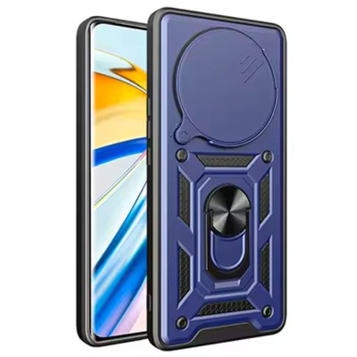 Ударостійкий чохол Camshield Serge Ring для Xiaomi 15 Ultra Синій Ударостійкий чохол Camshield Serge Ring для Xiaomi 15 Ultra Синій