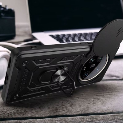 Ударостійкий чохол Camshield Serge Ring для Xiaomi 15 Ultra Чорний Ударостійкий чохол Camshield Serge Ring для Xiaomi 15 Ultra Чорний