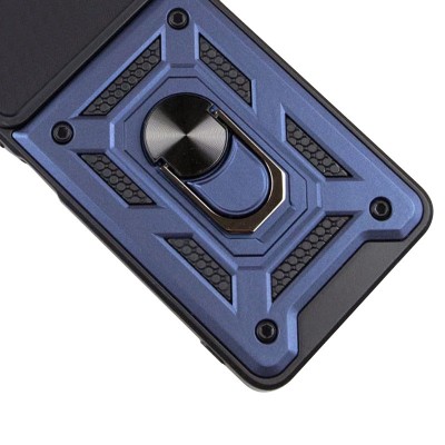 Ударостійкий чохол Camshield Serge Ring для Xiaomi Poco M7 Pro 5G Синій
