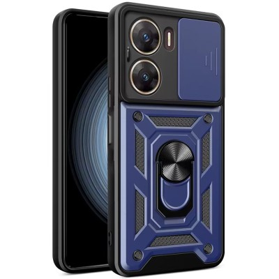 Ударостійкий чохол Camshield Serge Ring для Xiaomi Poco X7 Pro Синій Ударостійкий чохол Camshield Serge Ring для Xiaomi Poco X7 Pro Синій