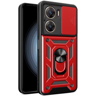 Ударостійкий чохол Camshield Serge Ring для Xiaomi Poco X7 Pro Червоний Ударостійкий чохол Camshield Serge Ring для Xiaomi Poco X7 Pro Червоний