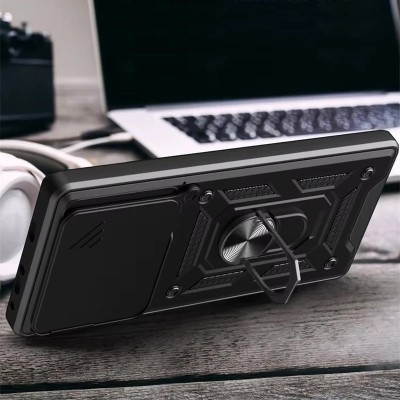 Ударостійкий чохол Camshield Serge Ring для Xiaomi Redmi Note 14 4G (Europe version) Чорний Ударостійкий чохол Camshield Serge Ring для Xiaomi Redmi Note 14 4G (Europe version) Чорний