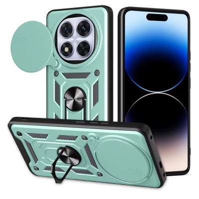Ударостійкий чохол Camshield Serge Ring для Xiaomi Redmi Note 14 Pro 4G Зелений Ударостійкий чохол Camshield Serge Ring для Xiaomi Redmi Note 14 Pro 4G Зелений