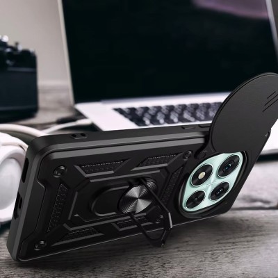 Ударостійкий чохол Camshield Serge Ring для Xiaomi Redmi Note 14 Pro 4G Чорний