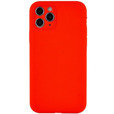 Чехол Silicone Case Full Camera Protective (AA) NO LOGO для Apple iPhone 12 Pro (6.1") Красный / Red Чехол Silicone Case Full Camera Protective (AA) NO LOGO для Apple iPhone 12 Pro (6.1") Красный / Red