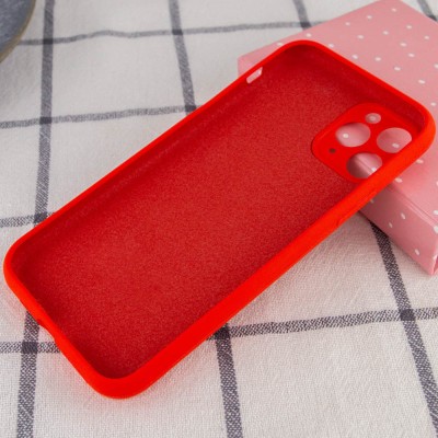 Чехол Silicone Case Full Camera Protective (AA) NO LOGO для Apple iPhone 12 Pro (6.1") Красный / Red Чехол Silicone Case Full Camera Protective (AA) NO LOGO для Apple iPhone 12 Pro (6.1") Красный / Red